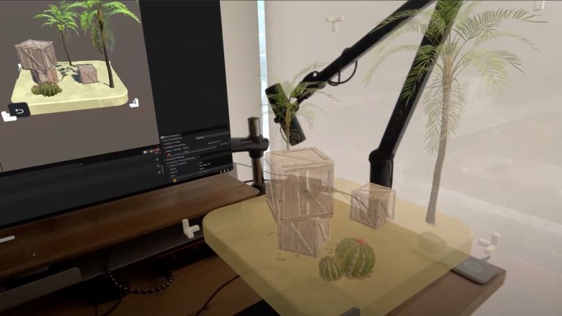 Ein Beispiel für Spatial Computing